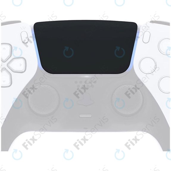 Kryt touchpadu V2.0 (Black) pre ovládač Sony PlayStation 5 DualSense