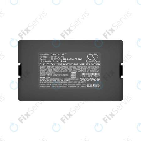 Batéria pre Flymo Easilife 200, Gardena Automower 310, Husqvarna Automower 315X, 4000mAh, Li-Ion, 18.0V, 584 84 28-02, HQ