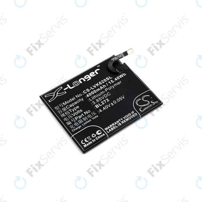 Batéria pre Lenovo K6 Power, 4000mAh, Li-Pol, 3.85V, BL272, HQ