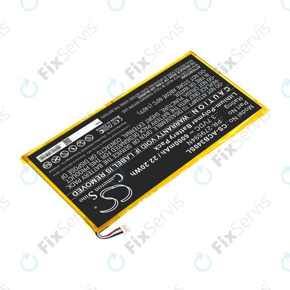 Batéria pre Acer Iconia One 10 B3-A40, 6000mAh, Li-Pol, 3.7V, PR-279594N, HQ