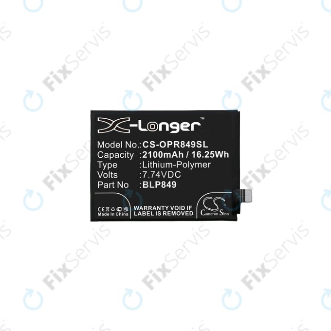 Realme GT 5G RMX2202, GT Neo RMX3031 - Batéria BLP849 2100mAh HQ