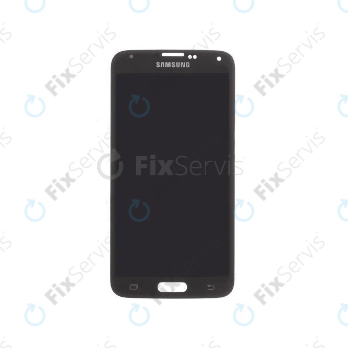 Samsung Galaxy S5 Mini G800F - LCD Displej + Dotykové Sklo (Charcoal Black) - GH97-16147A Genuine Service Pack