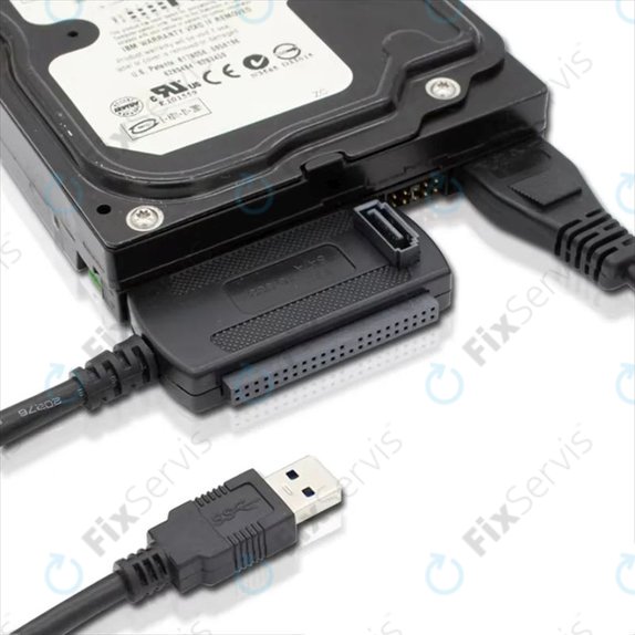 USB 2.0 na IDE / SATA adaptér pre 2,5" a 3,5" HDD/SSD, s EU napájaním