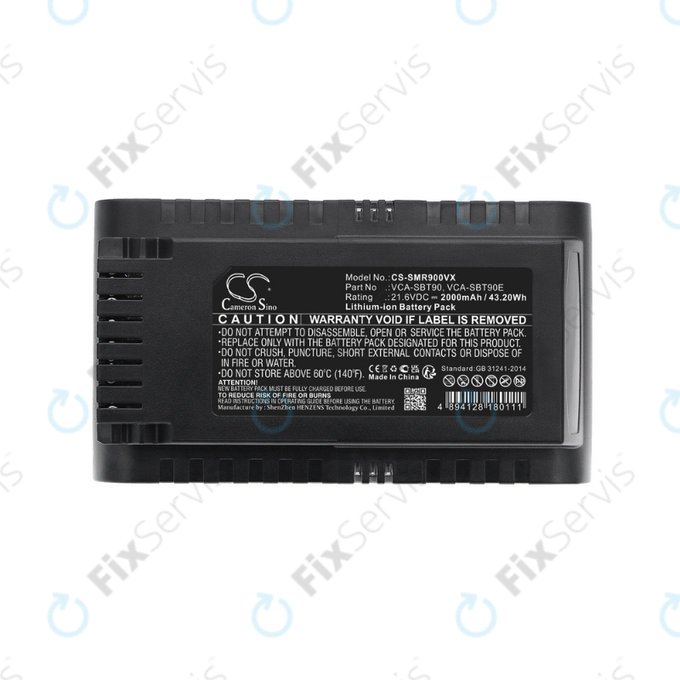 Samsung Jet 75, 75 Multi, 75 Premium, VS70, 90, VS9000 - Batéria VCA-SBT90, VCA-SBT90E, DJ96-00221A Li-Ion 21.6V 2000mAh HQ