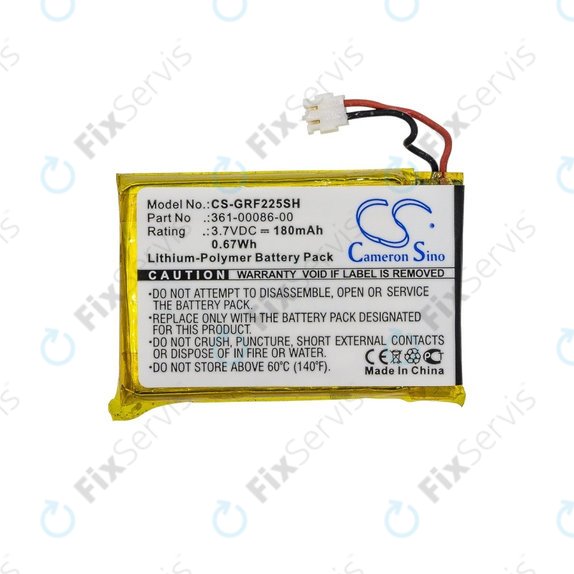 Garmin Approach G10, S20, Forerunner 220, 225, 235, 630, 645, 735XT, 745, GRM0371754 - Batéria 361-00072-00/10, 361-00086-00/10/11 180mAh HQ