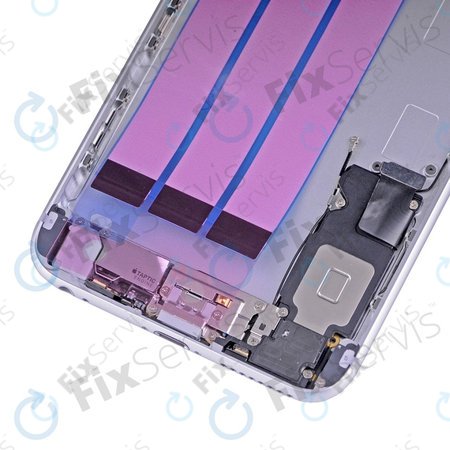 Apple iPhone 6S Plus - Zadný Housing s Malými Dielmi (Silver)