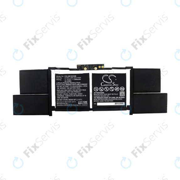 Apple MacBook Pro 15" A1990 (2018 - 2019) - Batéria A1953 7300mAh HQ