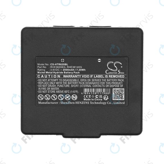 Batéria pre Hetronic Abitron Mini, 2000mAh, Ni-MH, 3.6V, RHE3620KG, HQ