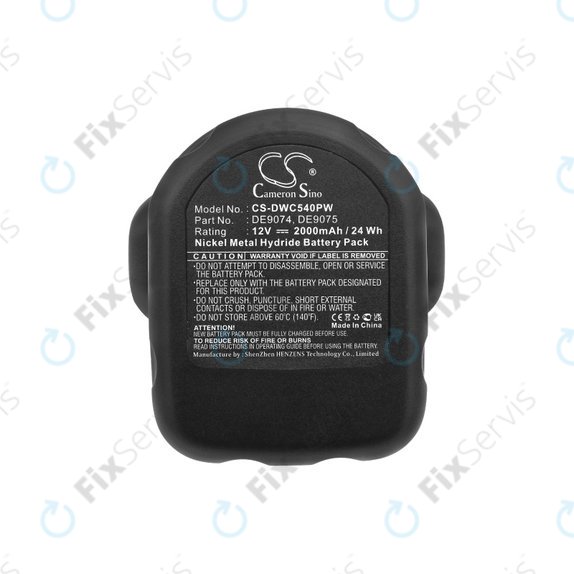 DeWalt DC, DW, 2000-series - Batéria DE9074, DE9075, 152250-27, 397745-01 2000mAh HQ