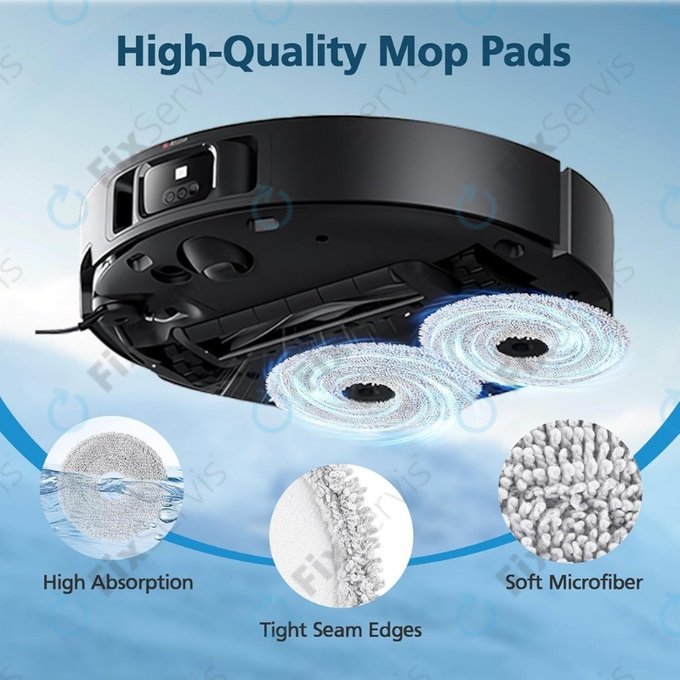 Mopovacia utierka, 2 ks pre Xiaomi Dreame X40 Ultra, L40 Ultra, L10s Ultra, Pro Gen2, Mova E30 Ultra