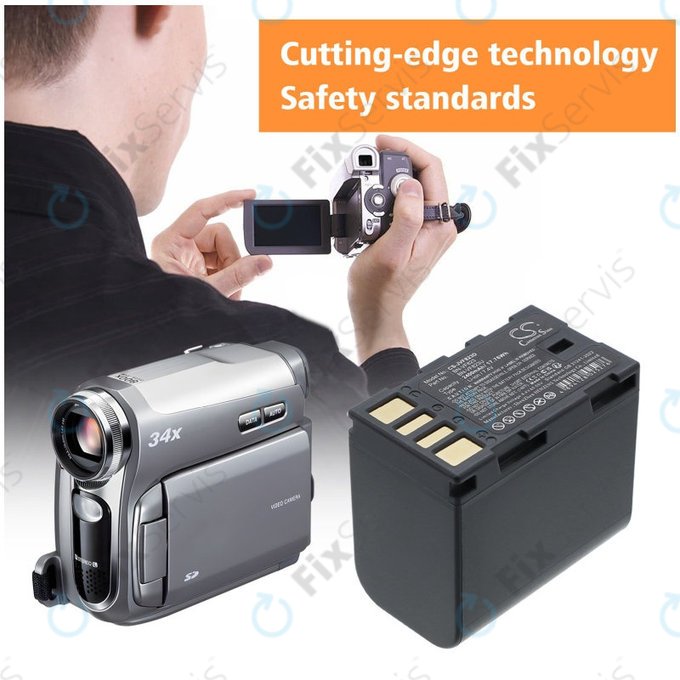 Batéria pre JVC EX-Z2000, GR-D720, D740, D750, D770, 2400mAh, Li-Ion, 7.4V, BN-VF823, HQ