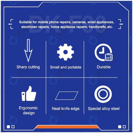 Relife DK-F90 - Pravouhlé Ploché Kliešte