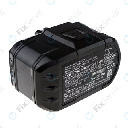 Batéria pre Ryobi BID1821, CCC, CTR-180l, P200, P600, P730, 9000mAh, Li-Ion, 18V, BPL-1815, HQ