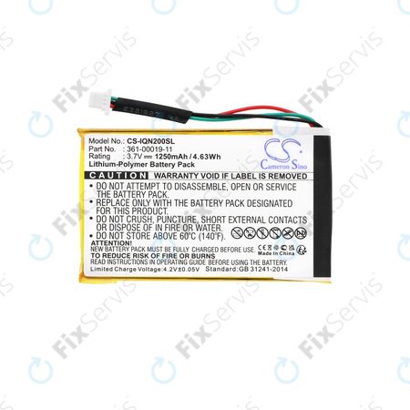 Garmin Nuvi 200, 200W, 205, 205T, 205W, 205WT, 250, 252W, 255, 255T, 255W, 255WT, 260, 260W, 260WT, 270 - Batéria 010-00621-10, 361-00019-11 1250mAh HQ