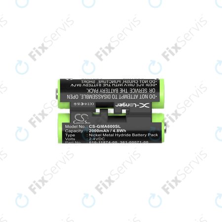 Batéria pre Garmin Oregon 600, 650, Astro 320, 430 Striker 4, 2000mAh, Ni-MH, 2.4V, 010-11874-00, HQ
