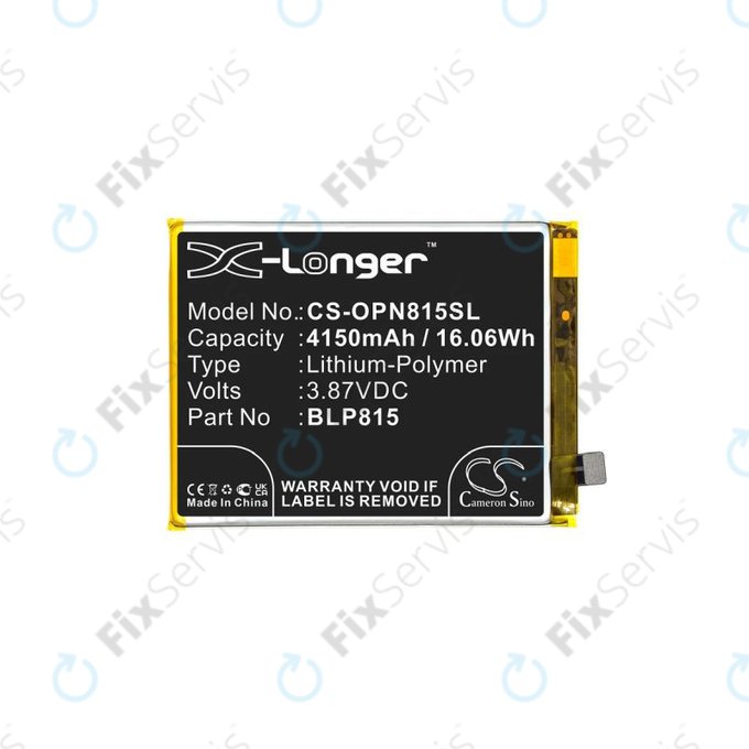 OnePlus Nord N10 5G - Batéria BLP815 4150mAh HQ