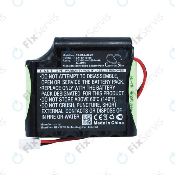 Batéria pre Cefarm Rehab 4, Stimulator Globus Mystim, 2000mAh, Ni-MH, 7.2V, BATT/110466, HQ
