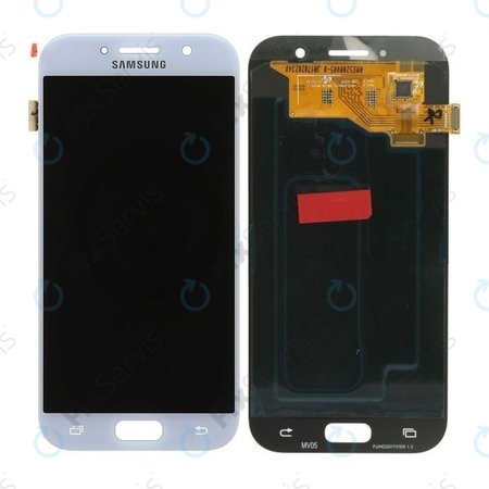 Samsung Galaxy A5 A520F (2017) - LCD Displej + Dotykové Sklo (Blue Mist) - GH97-19733C, GH97-20135C Genuine Service Pack