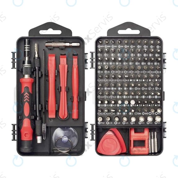 Kingsdun - Profesionálna Sada Náradia pre Servis Telefónov iPhone 117v1 (Red Edition)