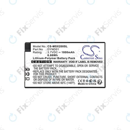 Batéria pre Microsoft Xbox Elite Series 2, 1800mAh, Li-Pol, 3.7V, DYND01, HQ