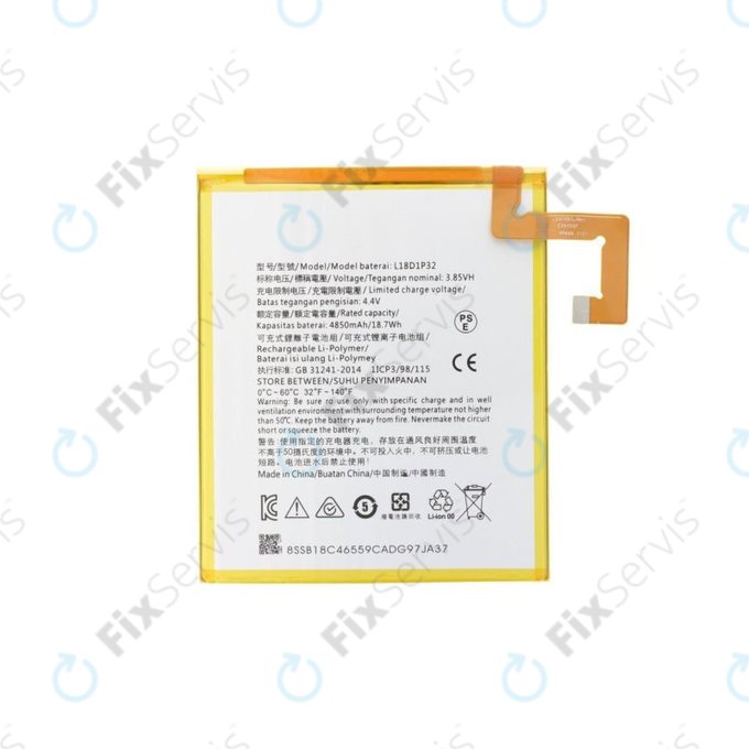 Lenovo Tab M10 TB-X605, TB-X306 ,TB-X505 - Batéria L18D1P32 4850mAh