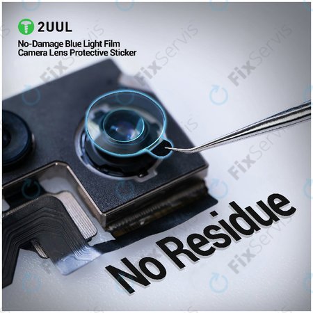 Ochranné nálepky na šošovku kamery s filtrom modrého svetla, 2UUL DA33, 500ks/balenie