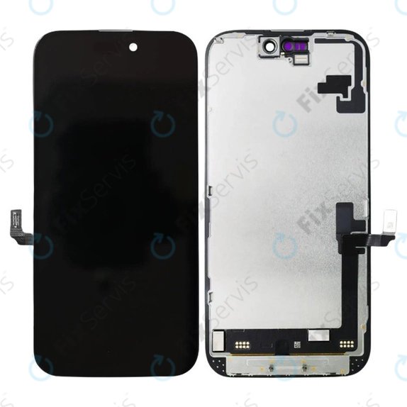 Displej Soft OLED pre iPhone 16 - Dotykové sklo + Rám, DIAGNOSTIC