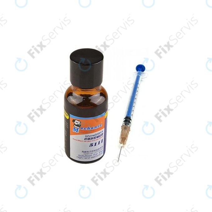 Mechanic 5111 - Odstraňovač Lepidla Zo Zadných Skiel (iPhone 8 - 14 Pro Max) - 20ml