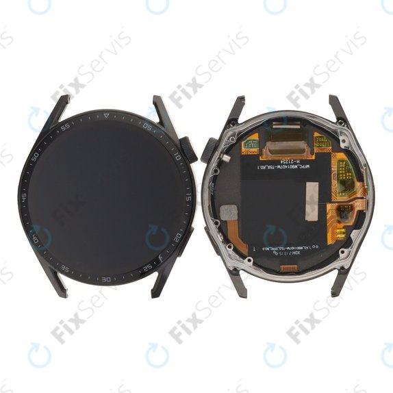 Huawei Watch GT 3 46mm JPT-B19 - LCD Displej + Dotykové Sklo + Rám (Black)