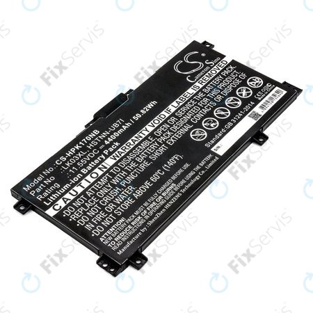 Batéria pre HP Pavilion X360 15-CR0001NM, 4400mAh, Li-Ion, 11.55V, LK03XL, HQ