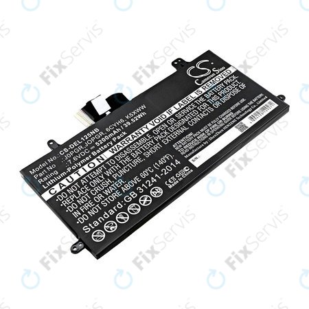 Batéria pre Dell Latitude 5290, Latitude 12 5285, 5200mAh, Li-Pol, 7.6V, J0PGR, HQ