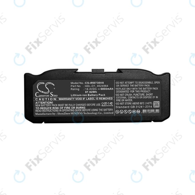 iRobot Roomba e-series, i-series - Batéria ABL-D1, 4624864, ABL-D2 Li-Ion 14.4V 6800mAh HQ