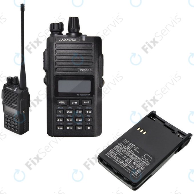 Batéria pre ADI AT-46, Baojie BJUV22, Huntec HT-3688, 1200mAh, Li-Ion, 7.4V, LB-38L, HQ