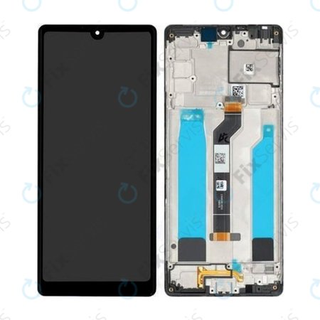 Sony Xperia L4 - LCD Displej + Dotykové Sklo + Rám (Black) - A5019463A Genuine Service Pack