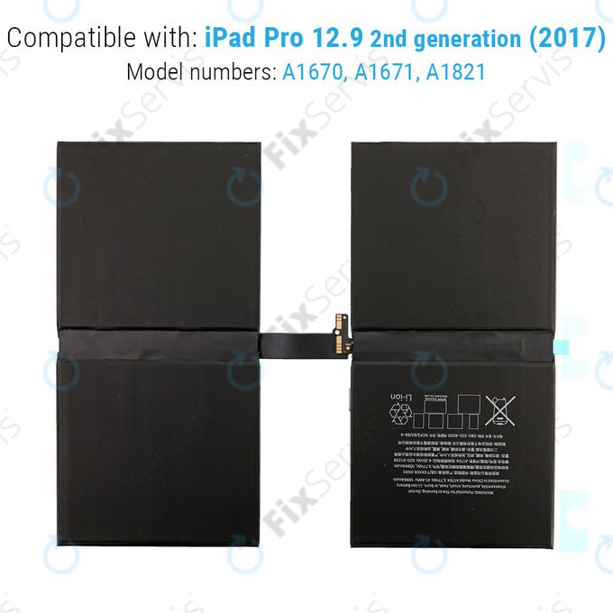 Apple iPad Pro 12.9 (2nd Gen 2017) - Batéria 10891mAh