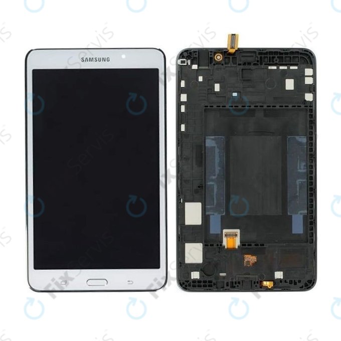 Samsung Galaxy Tab 4 7.0 T230 - LCD Displej + Dotykové Sklo + Rám (White) - GH97-15864B Genuine Service Pack