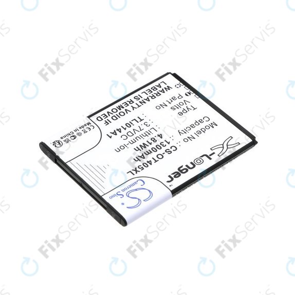 Batéria pre Alcatel OneTouch Evolve, 1300mAh, Li-Ion, 3.7V, TLi014A1, HQ