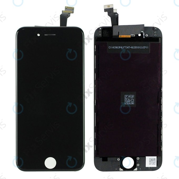 Apple iPhone 6 - LCD Displej + Dotykové Sklo + Rám (Black) TFT
