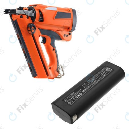 Batéria pre Paslode 900400, 3300mAh, Ni-MH, 6V, 404400, BCPAS-404717, HQ