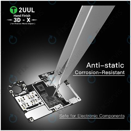 Presná pinzeta, 3D-X ručne opracovaná, 2UUL TW02