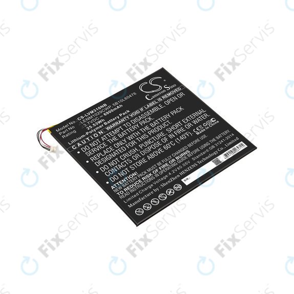 Batéria pre Lenovo Miix 300, Miix 310, 6900mAh, Li-Pol, 3.7V, LENM1029CWP, HQ