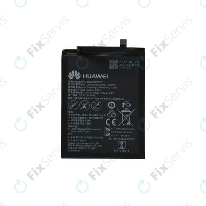 Huawei Mate 10 Lite, Honor 7X, Nova 2 Plus, P Smart Plus (Nova 3i), P30 Lite, P30 Lite 2020 - Batéria HB356687ECW 3240mAh - 24022598, 24022698, 24022872 Genuine Service Pack