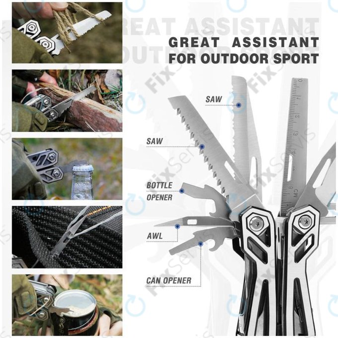 Mossy Oak - Multifunkčné Kliešte z Nerez Ocele 21in1