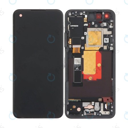 Asus Zenfone 9 AI2202 - LCD Displej + Dotykové Sklo + Rám (Midnight Black) OLED