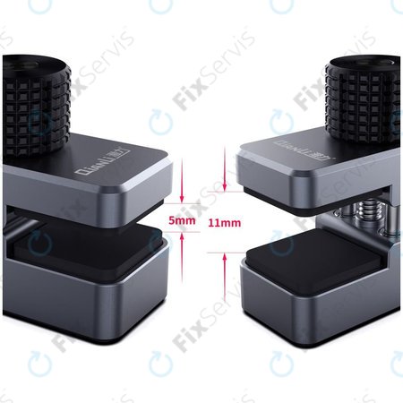 QianLi iClamp - Hliníková Svorka s Gumovou Výplňou - Rozpätie 11mm (4ks)