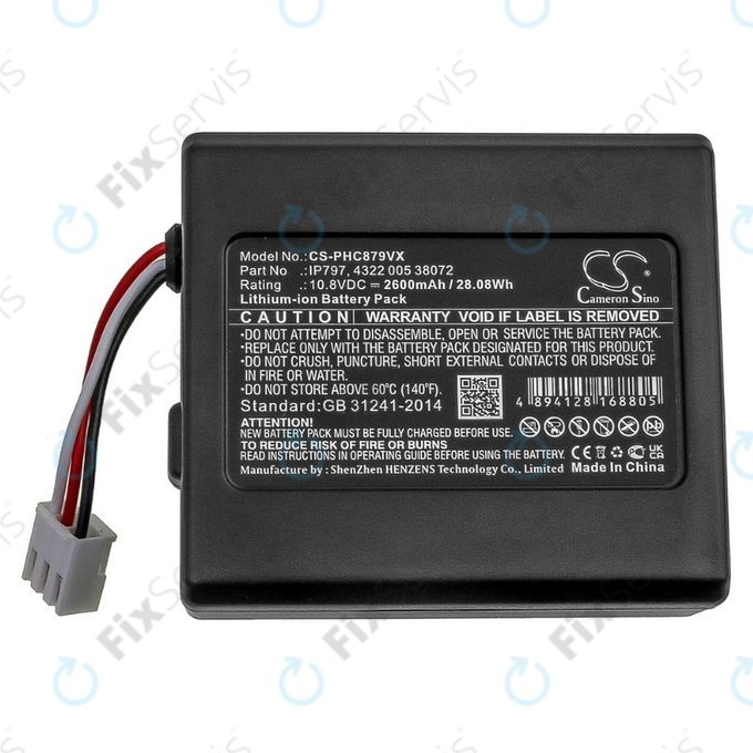 Philips SmartPro Easy - Batéria IP797, 4322 005 38072 Li-Ion 10.8V 2600mAh HQ