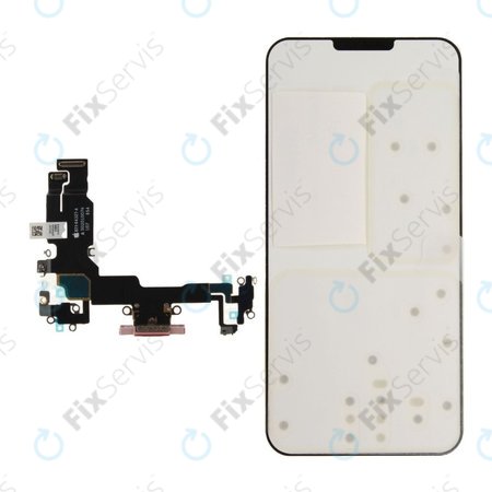 Nabíjací Konektor + Flex Kábel pre iPhone 15 | Pink | 923-09761 | Genuine Apple