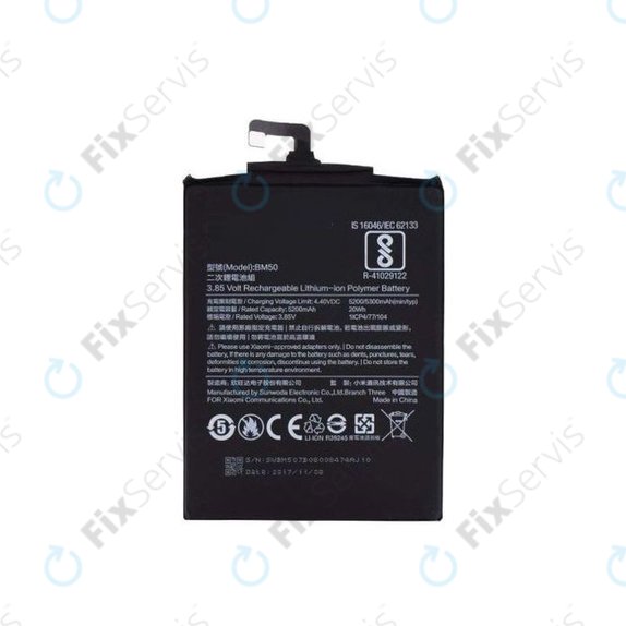 Xiaomi Mi Max 2 - Batéria BM50 5300mAh