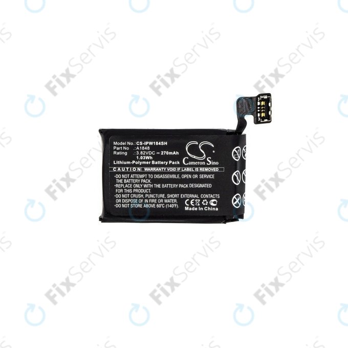 Apple Watch 3 38mm - Batéria A1848 (GPS + Cellular Version) 270mAh HQ