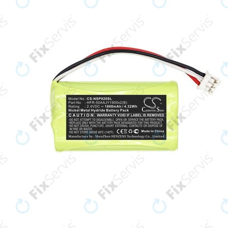 Batéria pre Nvidia P2920, Nvidia Shield Game Controller, 1800mAh, Ni-MH, 2.4V, HFR-50AAJY1900x2(B), HQ
